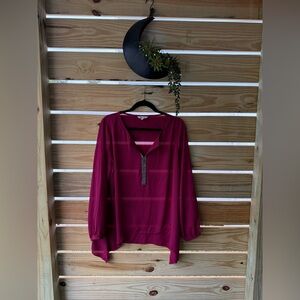 Juicy Couture Deep Red Blouse